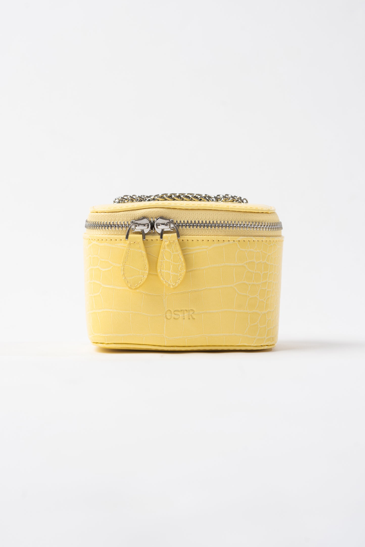 Ostr Yellow Croc Bag