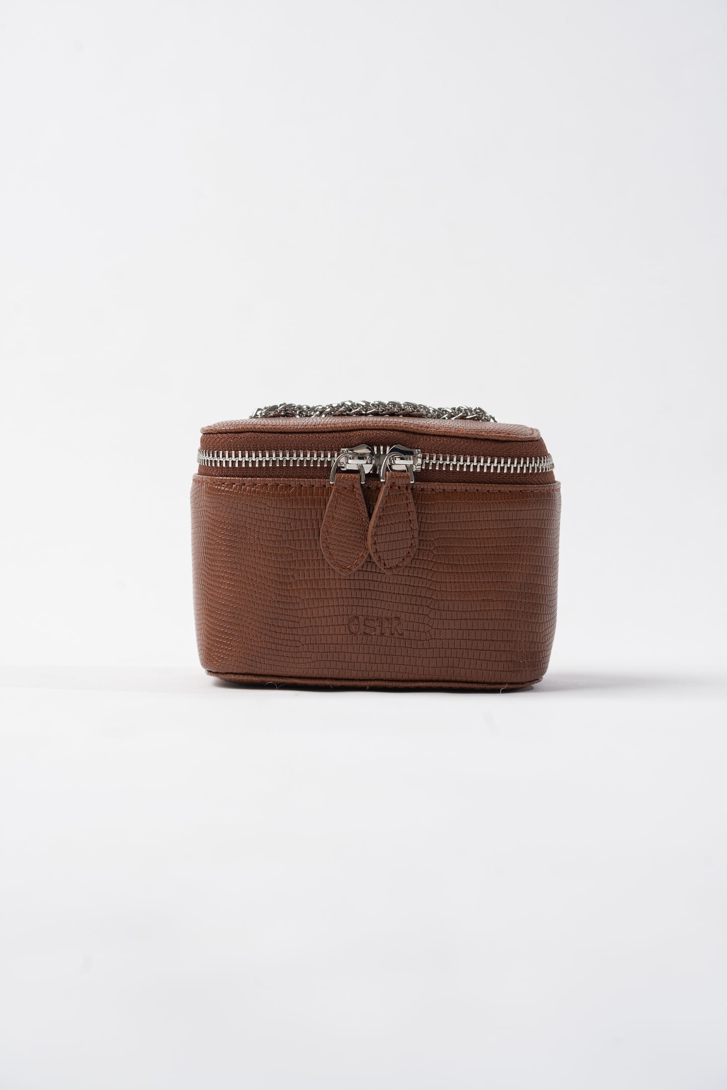 Ostr Lizard Brown Bag