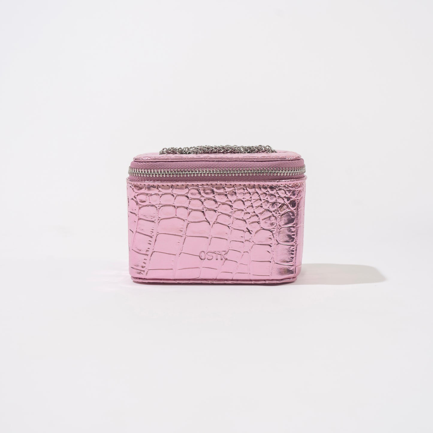 Rosé Croc Ostr Bag
