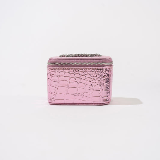Rosé Croc Ostr Bag