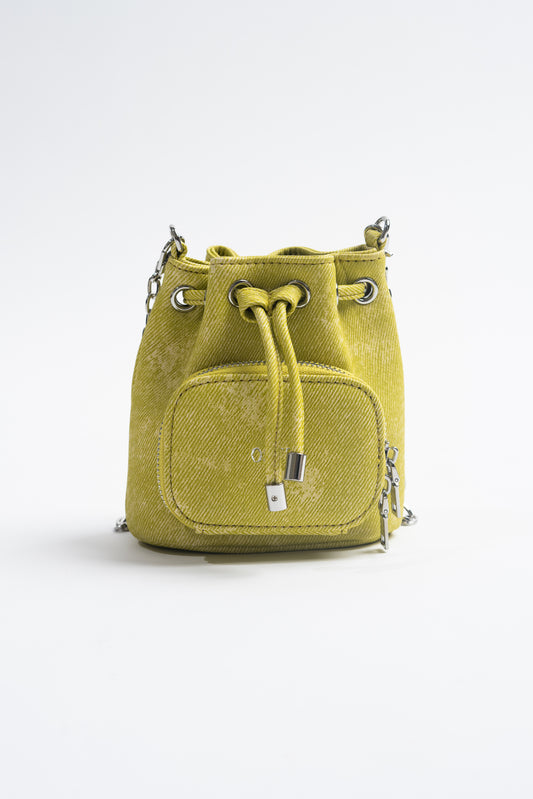 Lime Green Bucket Bag