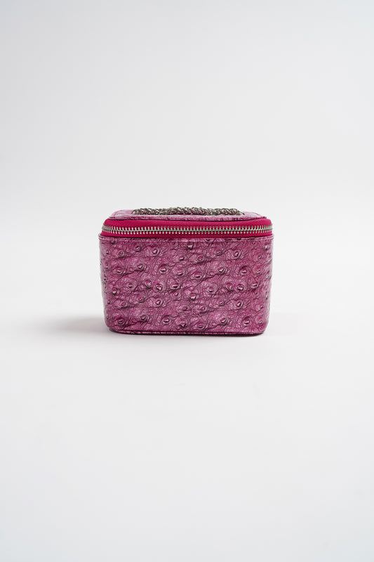 Metallic Pink Ostr Bag
